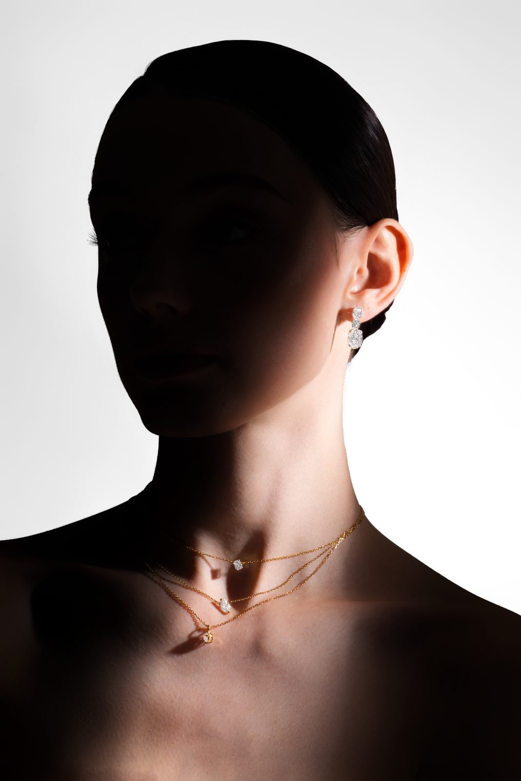 Midnight Edit — Heart Pendant & Cuff — detail