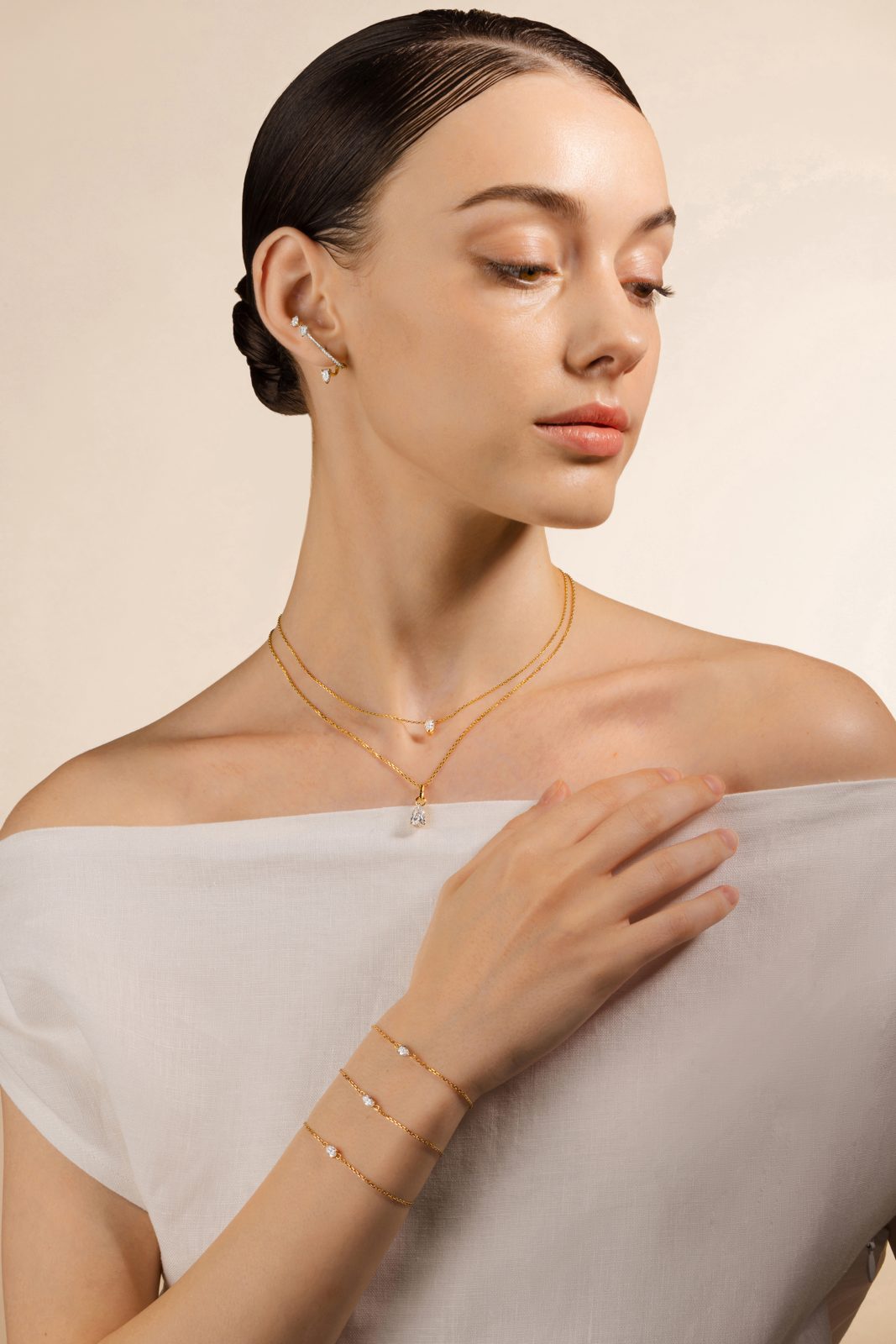 Layered Trio Necklace Set