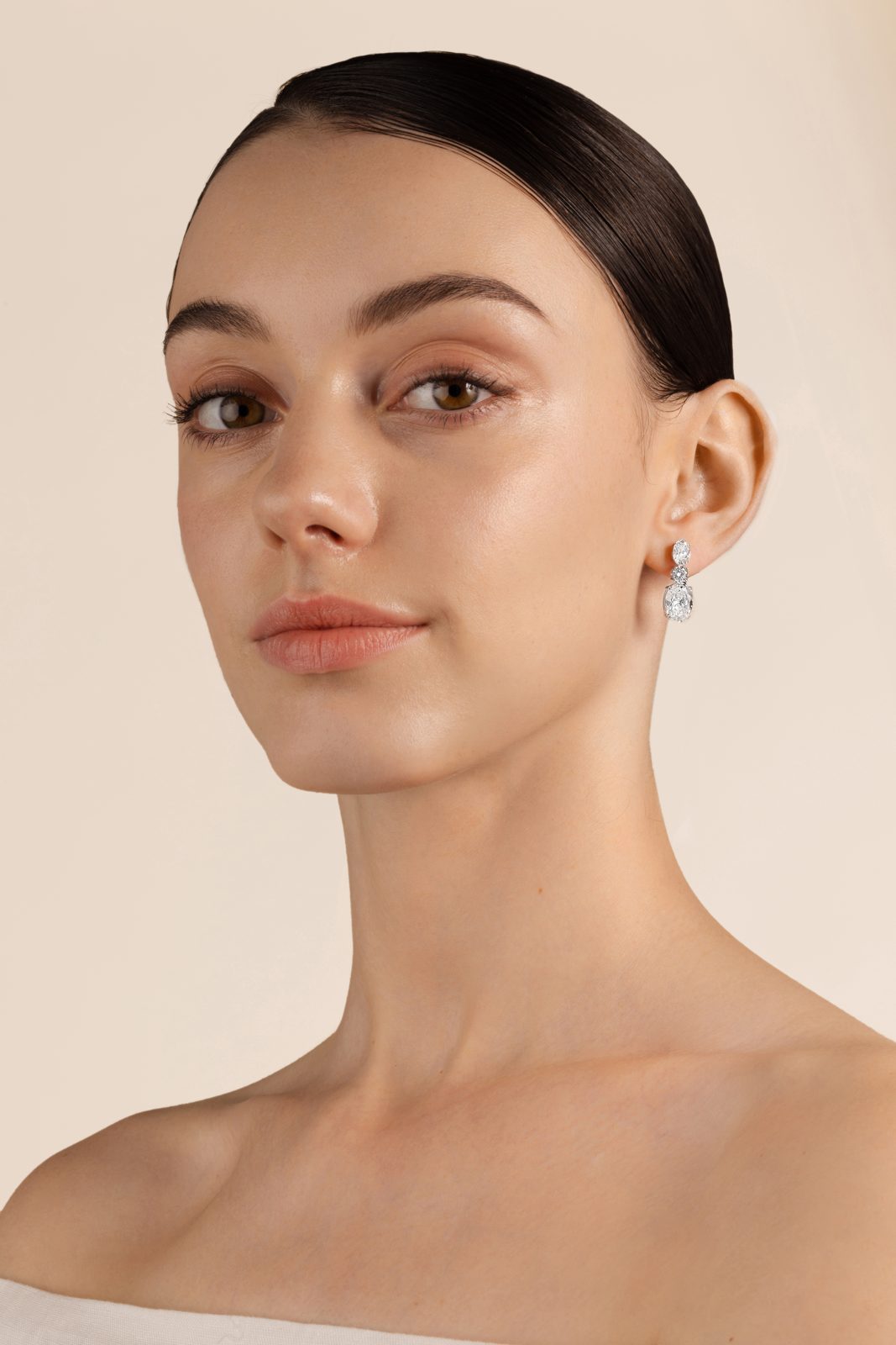 Oval Drop Earrings