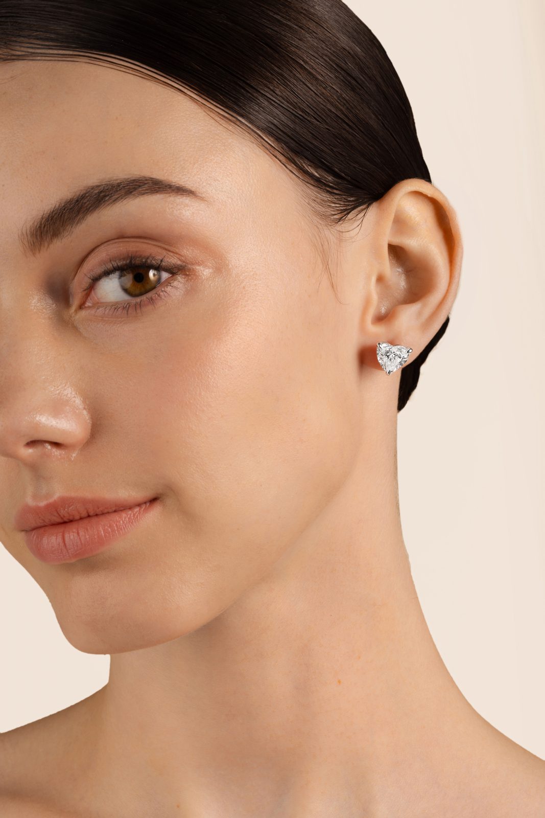 Oval Drop Earrings — detail