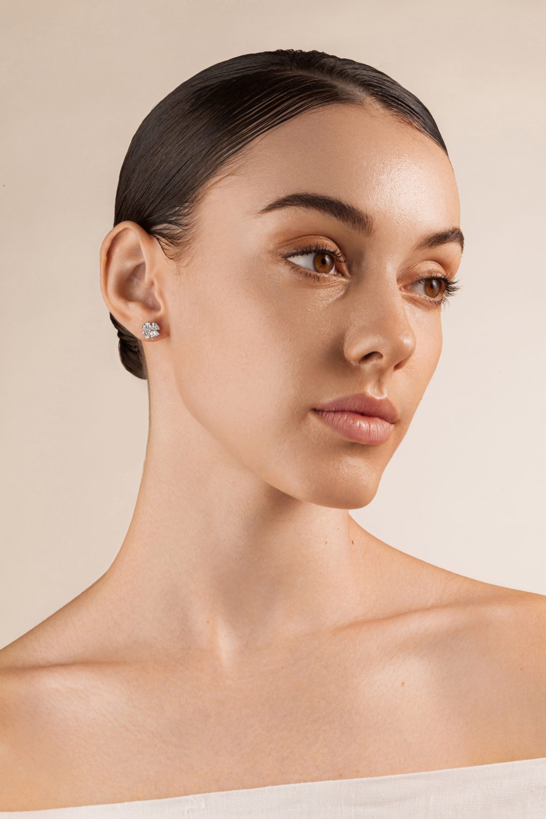Blossom Cluster Studs — detail