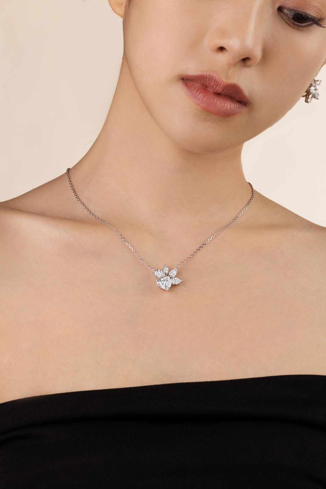 Heart Choker Duo — detail